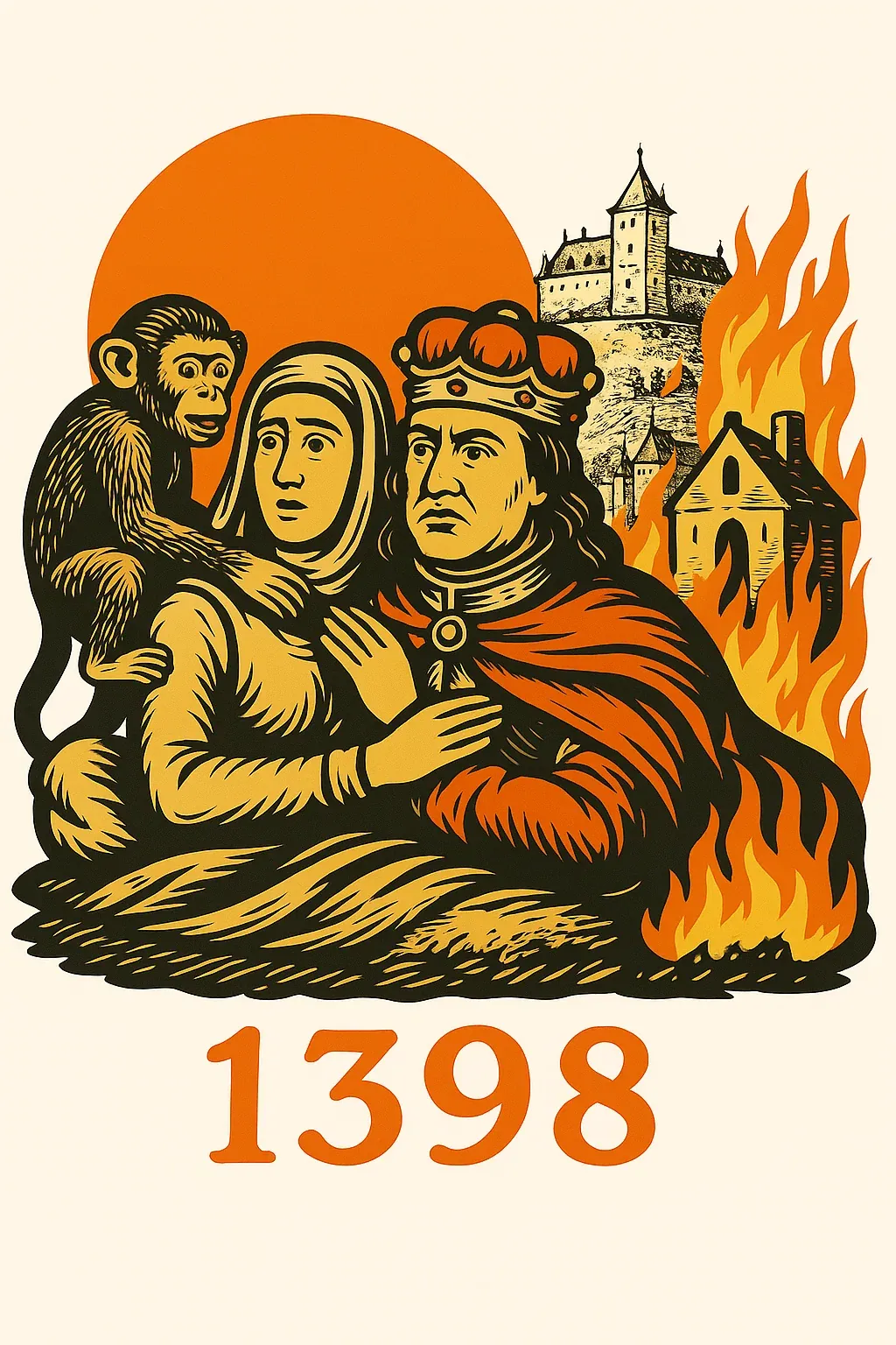 In 1398, the Old Castle and the Prince's Palace burned down. 